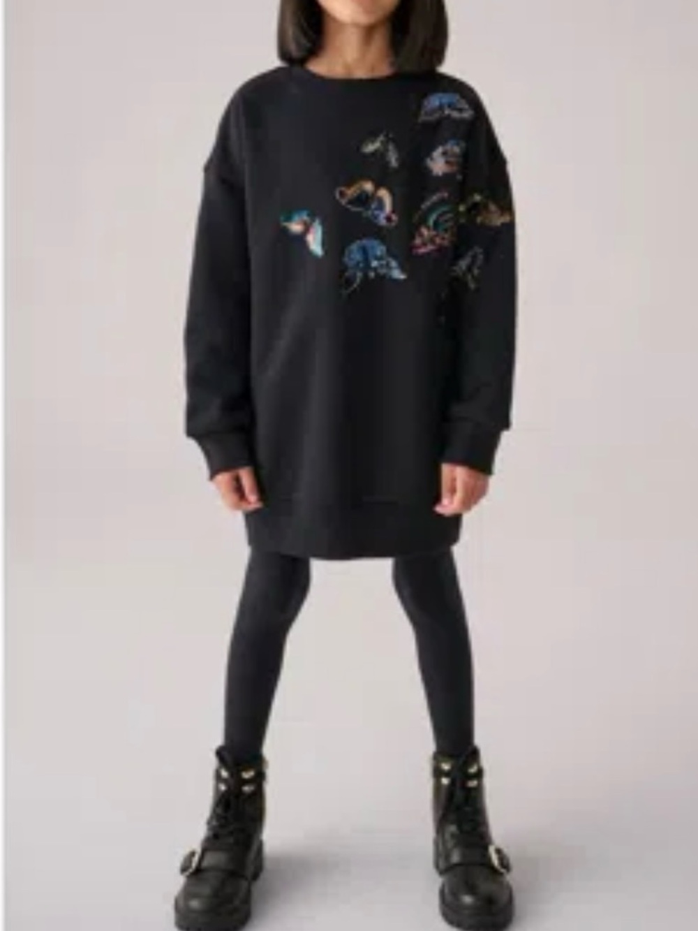 ALL SAINTS Size 7/8 mids butterfly girls dress